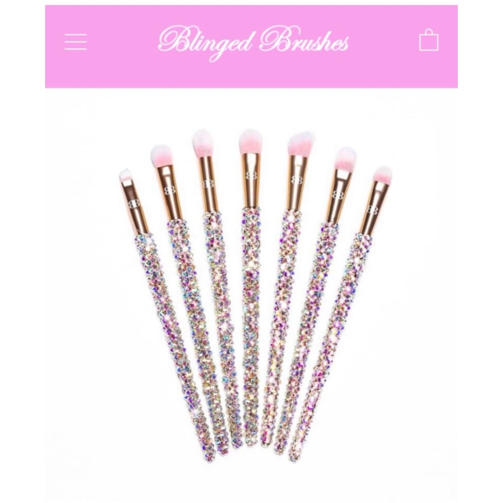 Sparkling Makeup Brush Set
